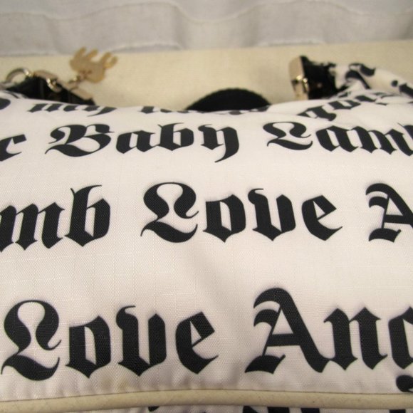 Extremely Rare Vintage L.A.M.B. LeSportsac Large White Hella Hobo - Gwen Stefani - Picture 9 of 11